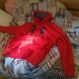 Men's Under Armour hoodie, Large, Red